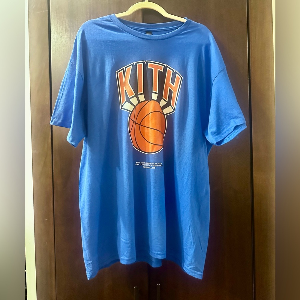 Kith | NY Knicks NBA Blue Short Sleeve Tee - Limited Edition, MSG Giveaway